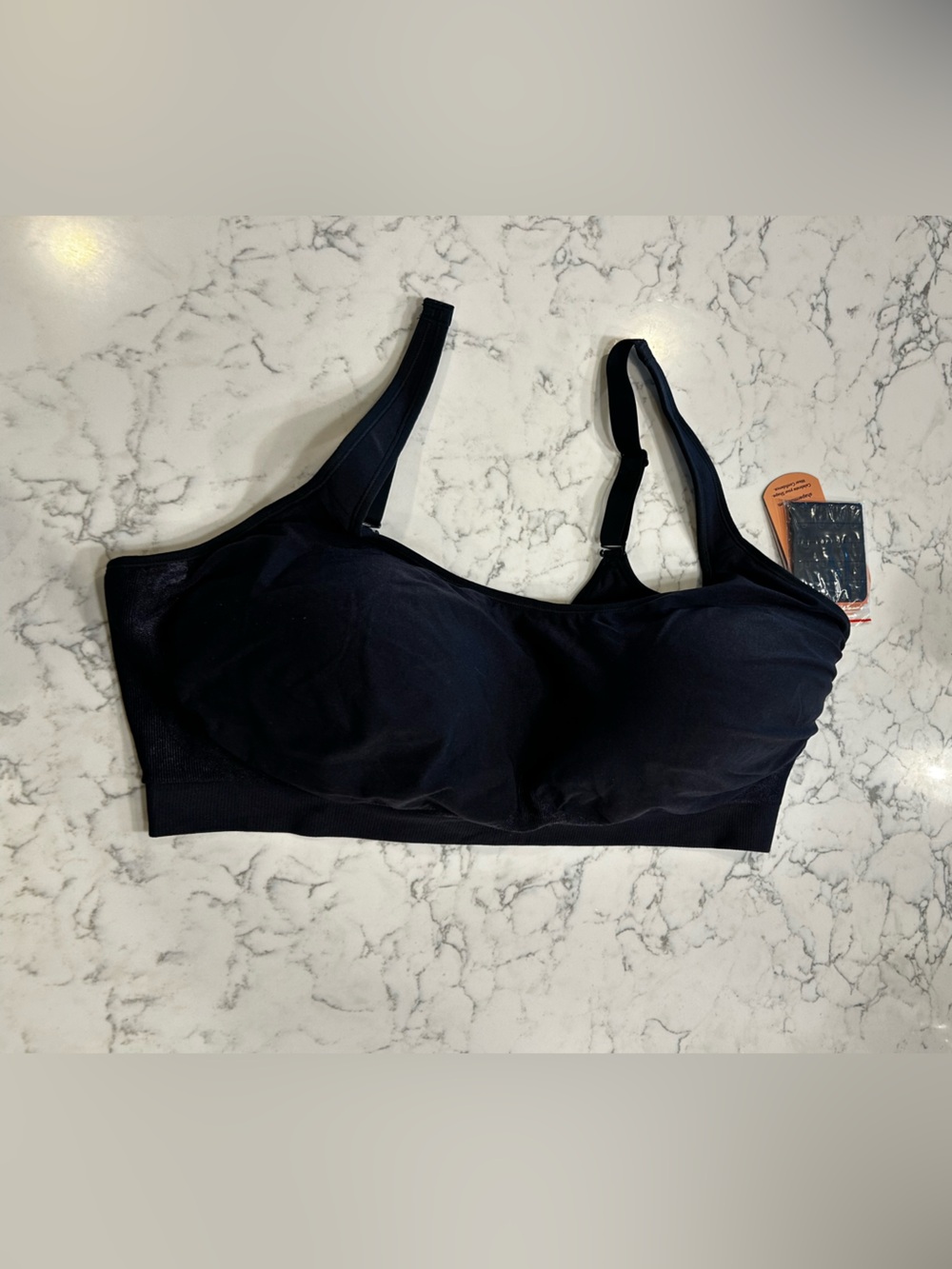 NWT Shapermint Black Everyday Comfort Straps‎ Wireless Shaping Bra Plus Size 4XL